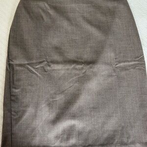 Fully lined brown/tan business Women's Skirt